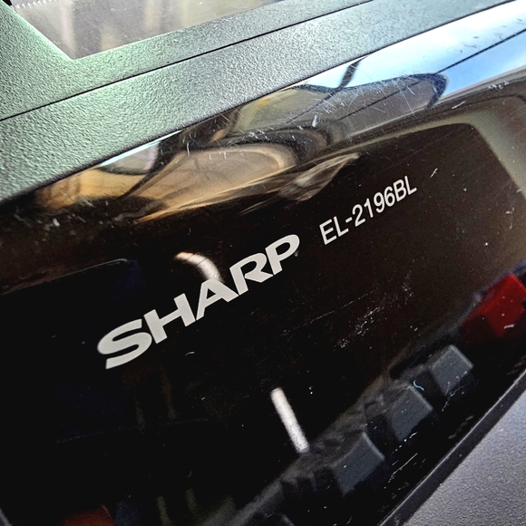 Sharp EL-2196BL 12 Digit Printing Calculator 3.7 LPS - 4-Key Memory, Heavy Duty - Picture 12 of 16
